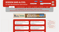 Desktop Screenshot of boisson-sans-alcool.com